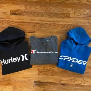 Bundle of hoodies